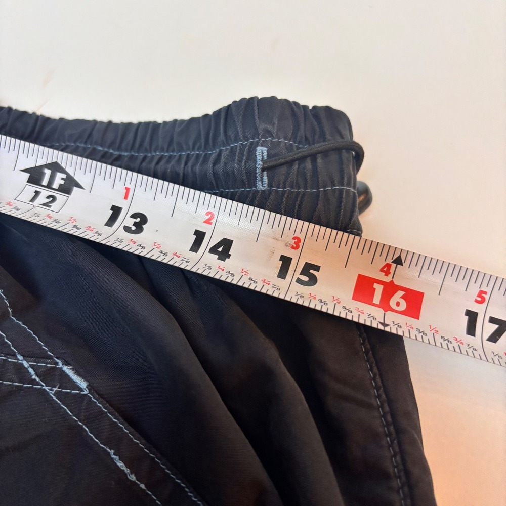 VTG 8 Ball Joe Boxer Cargo Pants Nylon Mesh Lined Knee Straps Mens 90's Y2K Rare - Picture 11 of 11